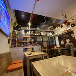 うどん居酒屋 江戸堀 - うどん店とは思えない店内の雰囲気