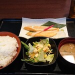 Ryouma Kaidou - 今週の魚定食 サーモンハラス焼き ￥880