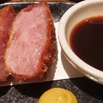 焼とりの八兵衛 - ハムカツ