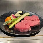 大宮 鉄板焼き 神戸牛 Sublime - フィレ肉150g2人前