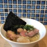 ほっこり中華そば もつけ - 鮮魚4種の塩ラーメン、味玉