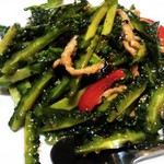 台湾家庭料理 福味香 - 特別オーダー苦瓜の豆鼓炒めです