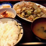 日本一食堂 - 野菜炒め定食　700円