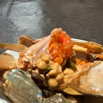 仁修樓 - 上海蟹　みそ　見ての通り　黙ってしまう旨味
