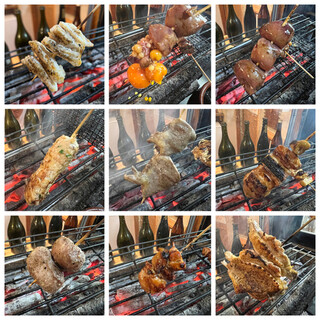 紀州備長炭で焼き上げる絶品串焼き♪おまかせ焼き承ります◎