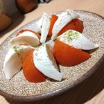 Wakesanuki Udon Akijitan - 甘くフルーティーなトマトとコクのあるモッツァレラはナイス