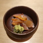 鮨 かぐら - 赤貝の身と紐