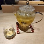 鮨 かぐら - ペアリング(ノンアル)菊茶