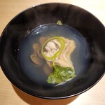 鮨 かぐら - 舞茸としじみのお吸い物