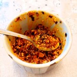 台湾料理 群ちゃん - ナッツの辣油みたいなん