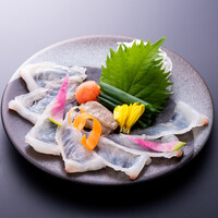 鮮魚の薄造り