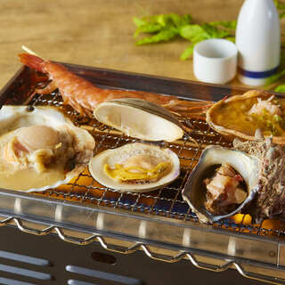 素材にこだわった浜焼き！