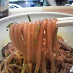 濃厚魚介らぅ麺 純 - 茹でるのに七分かかる太麺