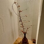 勢麟 - トイレの生花