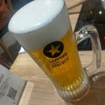 もつ鍋 田しゅう - 生ビール