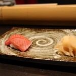 博多 鮨 よこ田 - 本マグロ中トロ