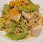 コンカ - ホタテとカラスミのオイルパスタ