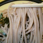 松月庵そば処 - ざるそばの機械製麺のニハ蕎麦(R3.2.22撮影)