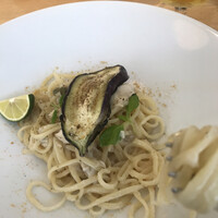 TOOTH TOOTH GARDEN RESTAURANT - 鰆と茄子とオイルパスタ