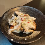 鶏料理・水炊きのお店 シリウス - エリンギと蓮根のチーズソース和え