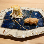 鮨 一二郎 - 柴山蟹  脱皮して二枚皮