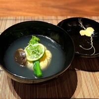 ひろ寿 - 虎河豚 玉子豆腐 菜の花 椎茸 河豚出汁