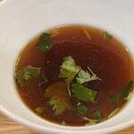 中華そば きなり - スープ割り