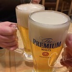 Taiyou Hoeru - 生ビールで乾杯〜