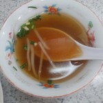 Dontaku - 焼きそば定食大盛り（スープ）