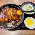 信濃庵 - カツカレー丼