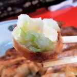 新ちゃん - ぎょうざ　断面