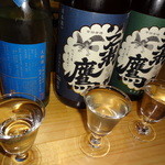 和酒の店　杉玉 - 菊鷹と天野酒の飲み比べ