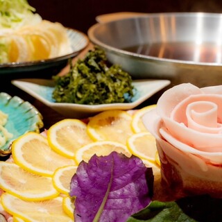 shabu shabu course where you can enjoy Okinawa's specialty "Purebred Agu pork" ◎