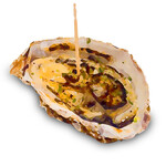 Oysters grilled in butter and soy sauce