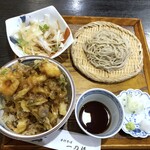 Teuchi Soba Ichinoume - ＊上から・・後からお蕎麦が出されます。