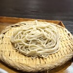 Teuchi Soba Ichinoume - ◆お蕎麦は細めで滑らか食感。通常量がわからないのですけれど、セットは少な目かしら。