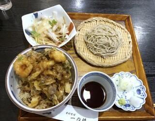 Teuchi Soba Ichinoume - ＊上から・・後からお蕎麦が出されます。