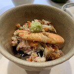 Sasa Sushi - 親蟹蒸し寿司