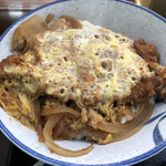 日本ばし - かつ丼そばセット・冷たいそば（1,050円）