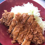 かつや - 荒めのパン粉がサクサク！肉が厚い！