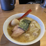 支那そば なかじま - シオワンタン味玉ソバ