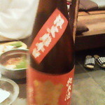 Hiroshima Setouchi Ryourizassou An - 130522東京　広島瀬戸内料理雑草庵　一番人気のお酒だったかな