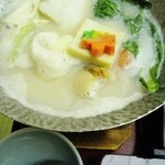 Naruko Kankou Hoteru - 夕食の小鍋白湯仕立て