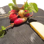 ライラ - 山形県産のラディッシュ  塩バターとフルール・ド・セルで1