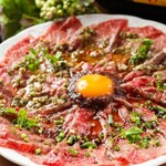 Osteria al Ponte - 知多牛のサーロインを使ったカルパッチョ