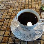 Cafe Mikan Bana - 珈琲カップはウェッジウッド