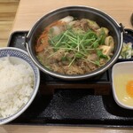Yoshinoya - 牛すき鍋膳です。（2022年12月）