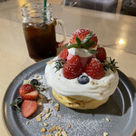 古民家カフェ&バー スマイリー - クリスマス限定パンケーキ