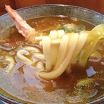 いづも庵 - 飲んだ次の日はこれ♪
「エビ天カレーうどん 800円」
