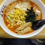 らーめんしょっぷ久ちゃん - 地獄ラーメン￥800 計￥1500